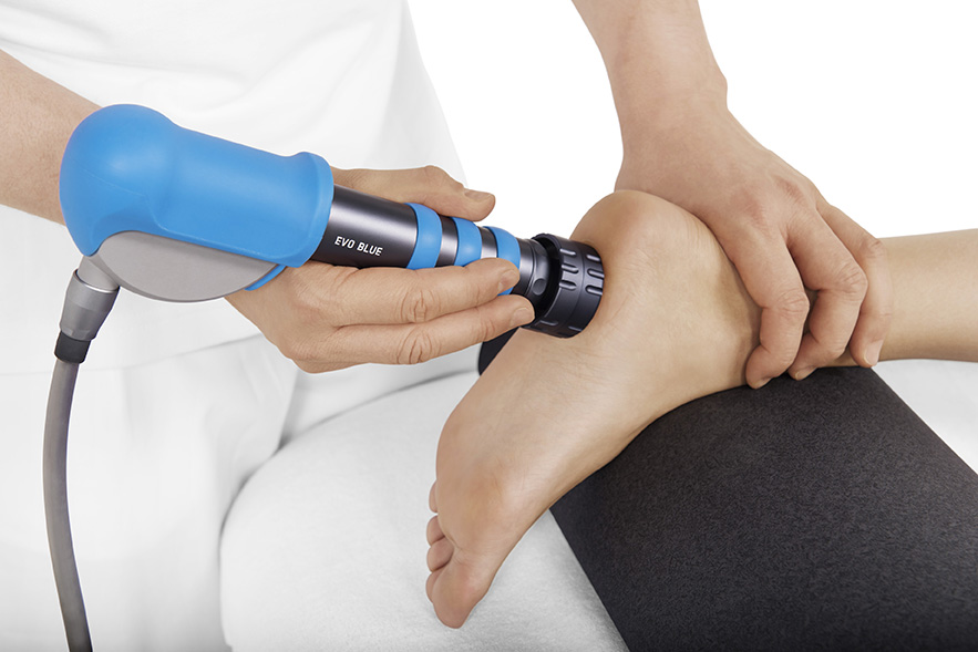 Radiale Stoßwellentherapie an der Ferse